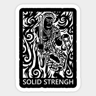 Solid strengh Sticker